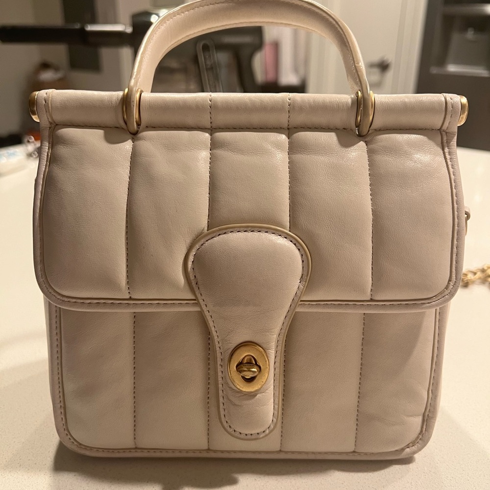 Coach Willis Satchel with Quilting